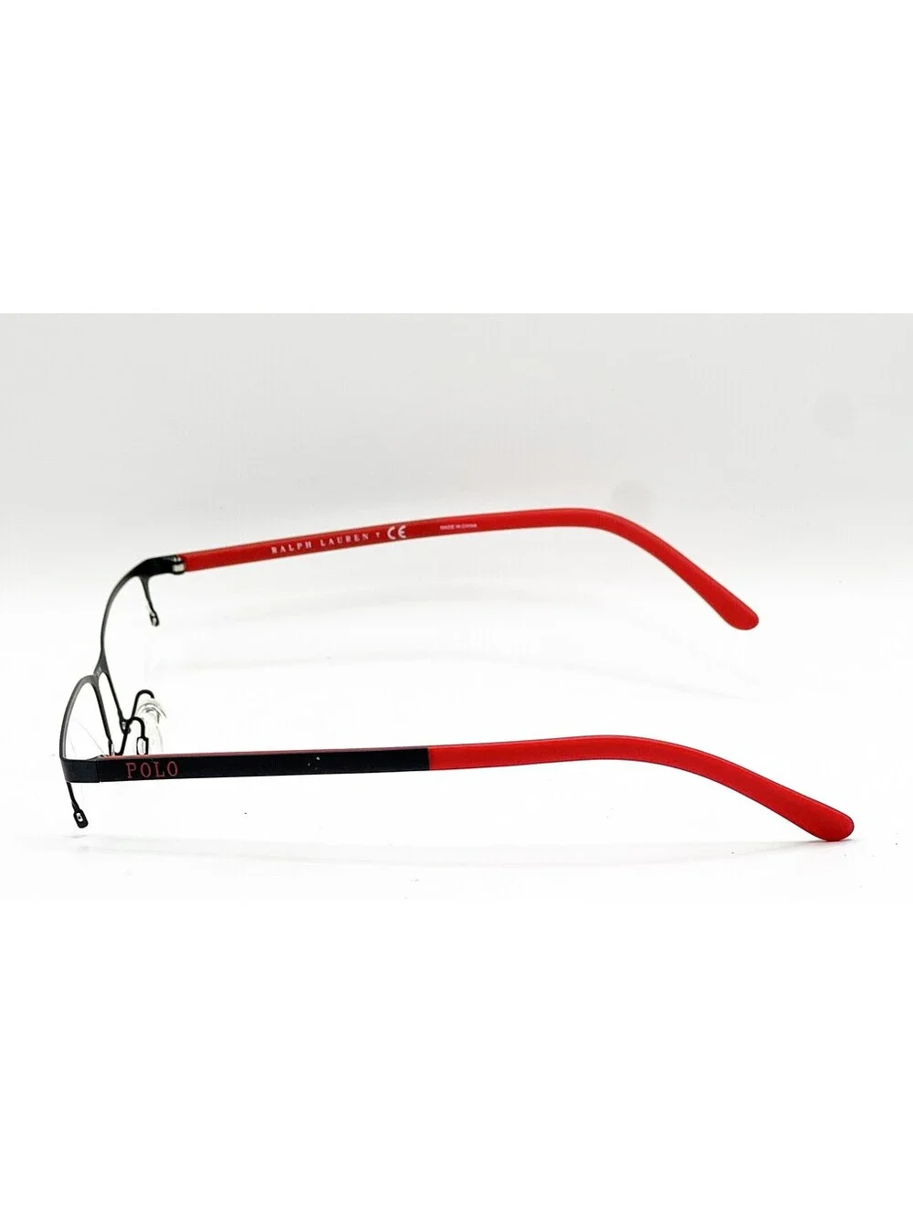 Polo Ralph Lauren Ph 1150 9277 Black Red Authentic Eyeglasses 55-18-145